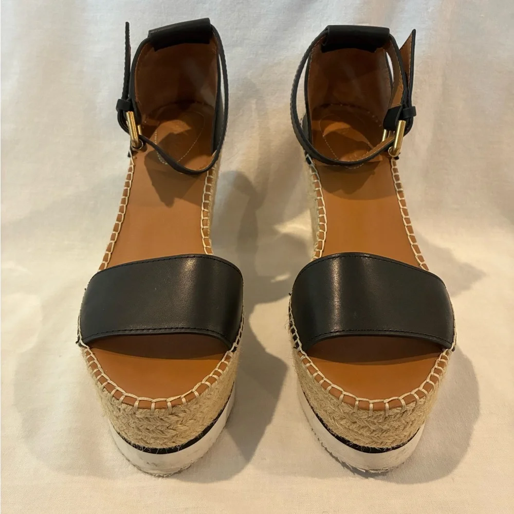 See by Chloe Leather Espadrilles